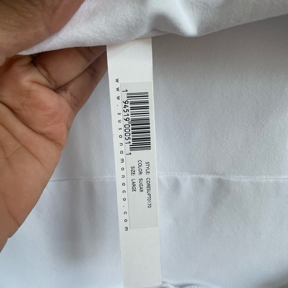 Susana Monaco Tube Pocket Romper NWT size Large - Picture 6 of 6